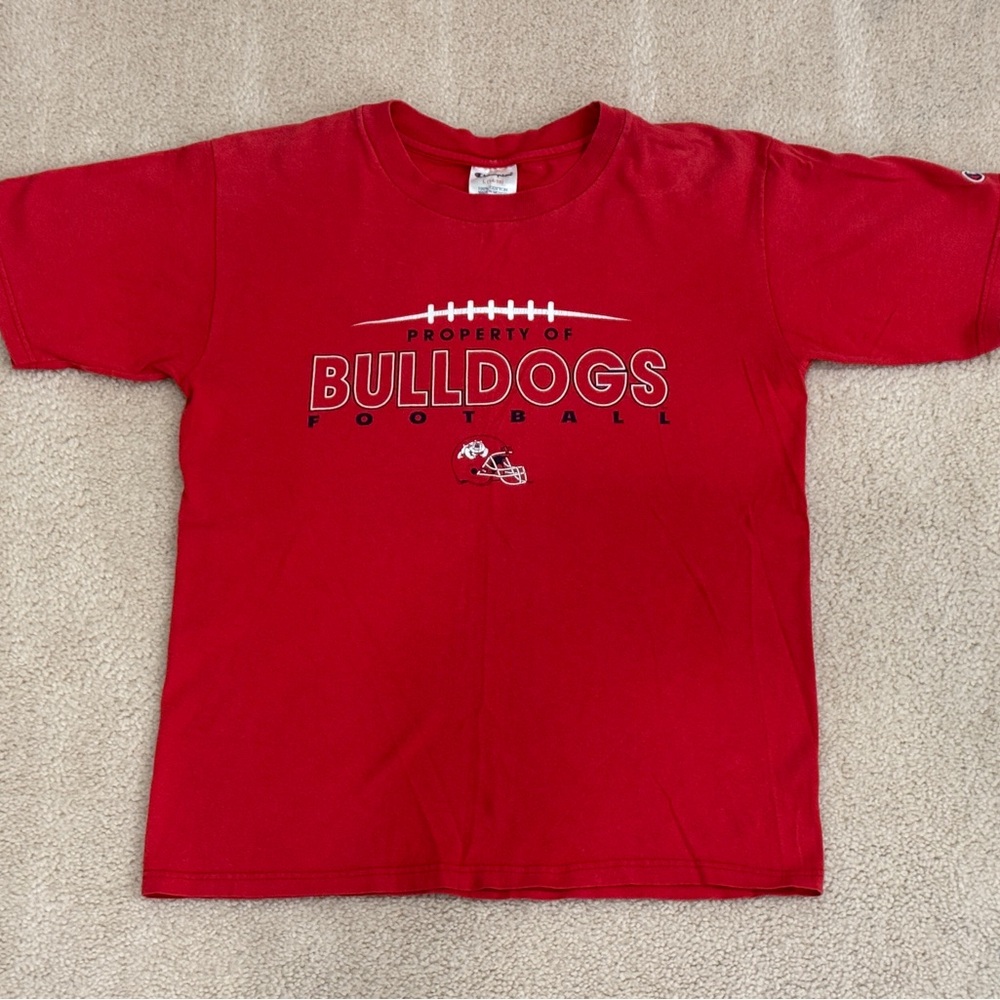 Champion Fresno State University Bulldogs Football Tee - Short Sleeve Kids Shirt
